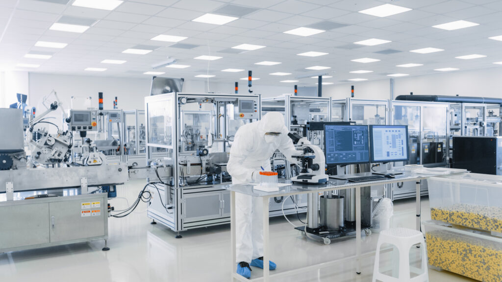 Industria Farmacêutica, exemplo de Tecnologia de materiais